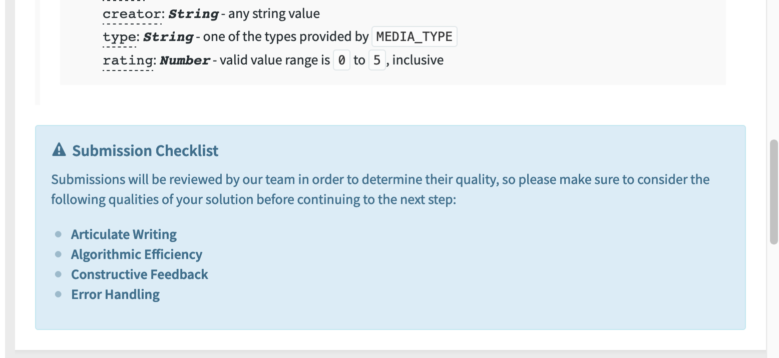 Example candidate instructions with Scorecard signals shown